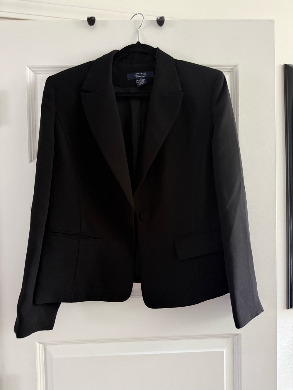 Jones New York Black Women's Single-Button Blazer